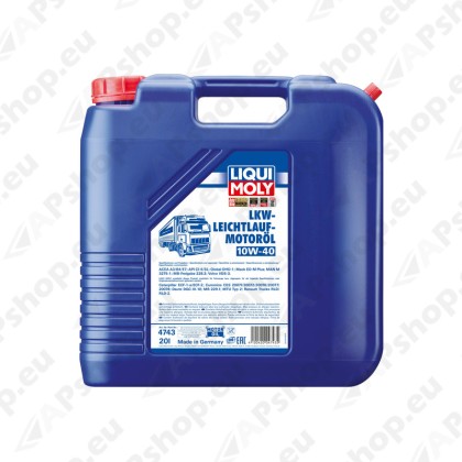 Liqui Moly Hüdrokrakk rekkaõli E5/E7 10W-40 20L LI4743