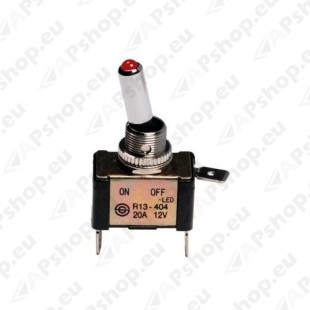 Lüliti 20A punase valgusega 12V S103-4555.7