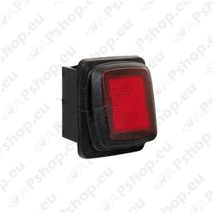 Выключатель с красной подсветкой 12/24V S103-4553.2