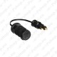 Adapter- sisend: DIN, väljund: standard pesa S103-3902.8