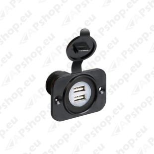 Duubel USB pesa 12/24V, 2x2100mA S103-3900.5