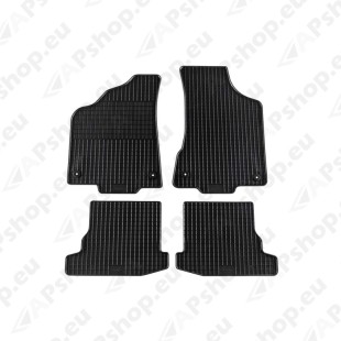 VW Polo 2000-01 kummimatid 4 tk S102-66110