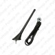 Katuseantenn 18cm, 60°,  juhe 200cm	 S103-4025.9