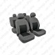 Istmekatete komplekt Linear, hall-must S103-5499.2