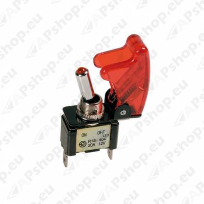Lüliti 12V, led punane, 20A, ohutuskate S103-4555.6
