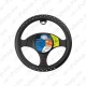 Roolikate Icon Ø37-39mm, musthõbe, nahk S103-3297.3