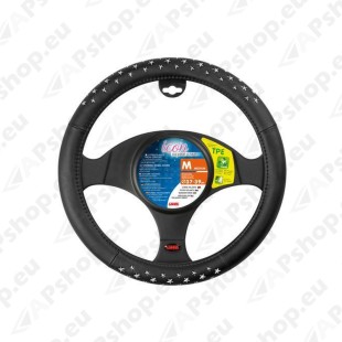 Roolikate Icon Ø37-39mm, musthõbe, nahk S103-3297.3