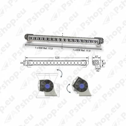 Hella LED 470 Single Twin lisakaugtuli 1FJ958130-301