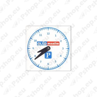Parkimiskell Automaailma logoga, kartong S103-6535.2