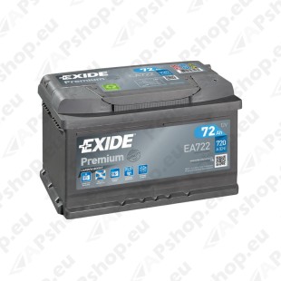 Aku Premium 72Ah720A 278x175x175 -+ S106-EA722