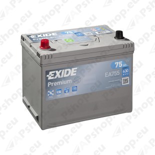Aku Premium 75Ah 630A 270x173x222 +- S106-EA755
