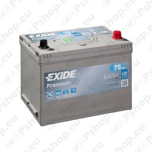 Aku Premium 75Ah 630A 270x173x22 S106-EA754