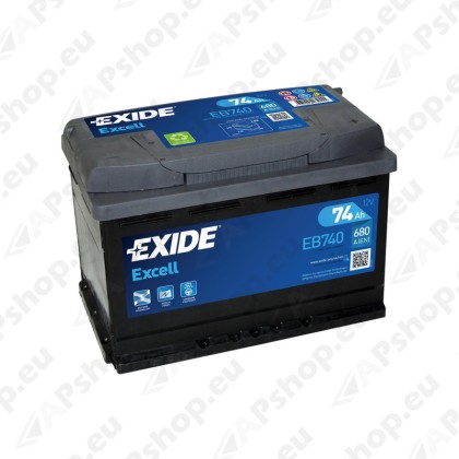 Аккумулятор Excell 74Ah 680A 278x175x190 -+ S106-EB740