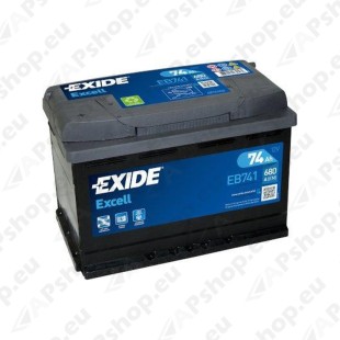 Аккумулятор Excell 74Ah 680A 278x175x190 +- S106-EB741