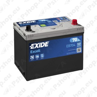Aku Excell 70Ah 540A 266x172x223 -+ S106-EB704