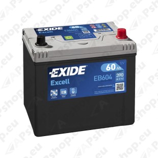 Aku Excell 60Ah 390A 230x172x220 -+ S106-EB604