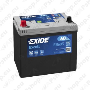 Aku Excell 60Ah 390A 230x172x220 +- S106-EB605