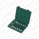 18-osaline 1/4” & 1/2” kuuskantotsikute komplekt S171-09053