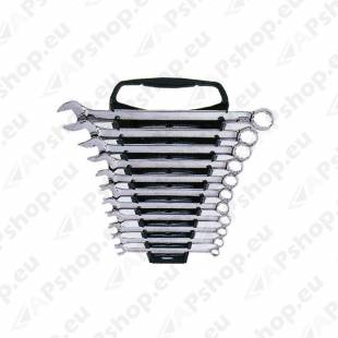 11-osaline S.A.E. harksilmusvõtmete komplekt 1/4”-7/8” S171-09021