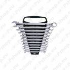 11-osaline S.A.E. harksilmusvõtmete komplekt 1/4”-7/8” S171-09021