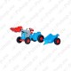 Трактор Rolly Kiddy Classic с ковшом и с прицепом M100-630042