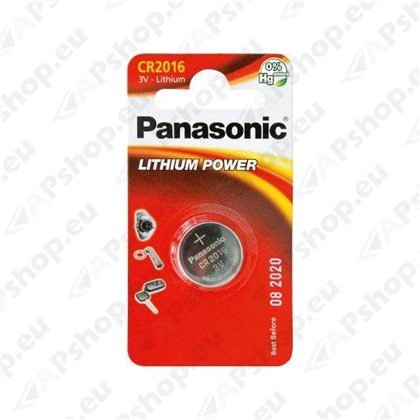 CR2016 Panasonic puldipatarei 1tk S119-6304