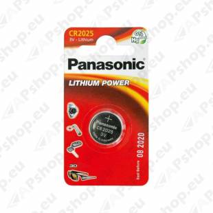 CR2025 Panasonic puldipatarei 1tk S119-8226