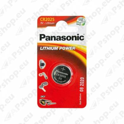 CR2025 Panasonic puldipatarei 1tk S119-8226