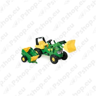 Трактор Rolly Toys John Deere с ковшом и с прицепом M100-811496