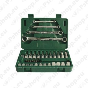 35-osaline1/4” ja 3/8” torx võtmete komplekt S171-09010