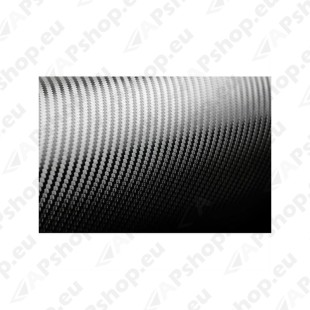 Karboon kleebis 3D, must, 50x75cm S103-0296.5