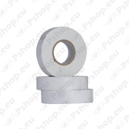 Kahepoolne teip 18mm*2m, 3 tk, valge S103-493473