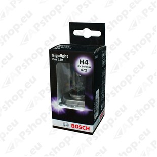 Bosch H4 Gigalight Plus+120% 60/55W 12V 1987301160