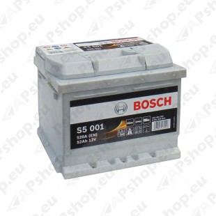 Bosch S5 52Ah 520A 207x175x175 -+ 0092S50010