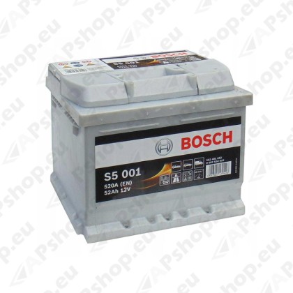 Bosch S5 52Ah 520A 207x175x175 -+ 0092S50010