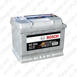 Bosch S5 63Ah 610A 242x175x190 -+ 0092S50050