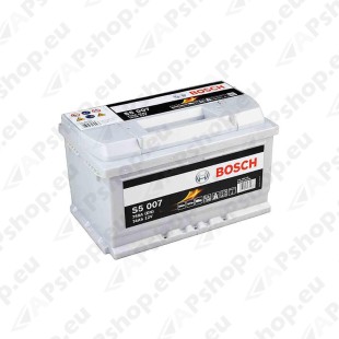 Bosch S5 74Ah 750A 278x175x175 -+ 0092S50070