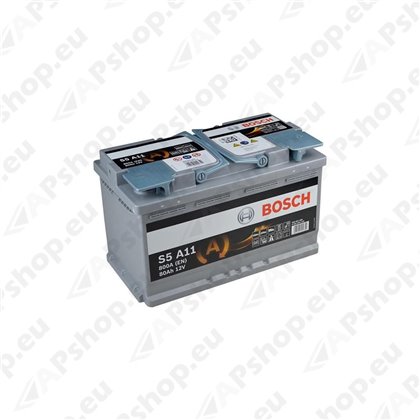 Bosch AGM 80Ah 800A 315x175x190 -+ 0092S5A110