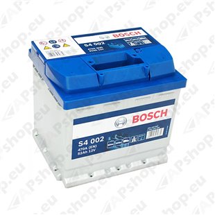 Bosch S4 52Ah 470A 207x175x190 -+ 0092S40020