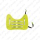 Koera ohutusvest, kollane reflektor, M S103-6048.3