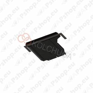 Стальная защита картера Kolchuga для BMW 5 E60/E61 2003-2010 2,0D; 3,0 (закрывает КПП)