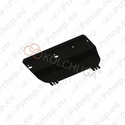 Стальная защита картера Kolchuga для Citroen С3 Picasso 2003-2017 (закрывает двигатель, КПП, радиатор)