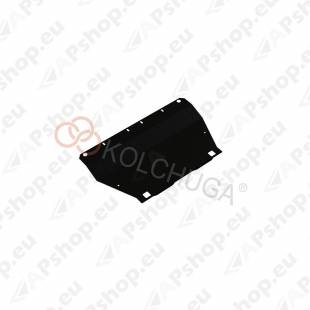 Стальная защита картера Kolchuga для Fiat Panda 2013- 1,4і (закрывает двигатель, КПП, радиатор)