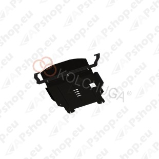 Kolchuga Steel Skid Plate Ford Fiesta VI 2001-2008 1,4 D (Engine, Gearbox, Radiator Protection)