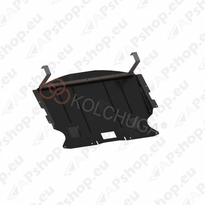 Kolchuga Steel Skid Plate BMW 5 E60/E61 2003-2010 2,0D; 3,0; 2,5; 3,0D; (Engine, Radiator Protection)