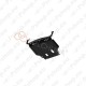 Kolchuga Steel Skid Plate Ford Fiesta VII EcoBoost 2012-2017 1,0 (Engine, Gearbox, Radiator Protection)