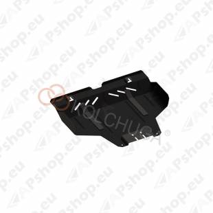 Стальная защита картера Kolchuga для Subaru Forester 1997-2002 (закрывает двигатель, радиатор)