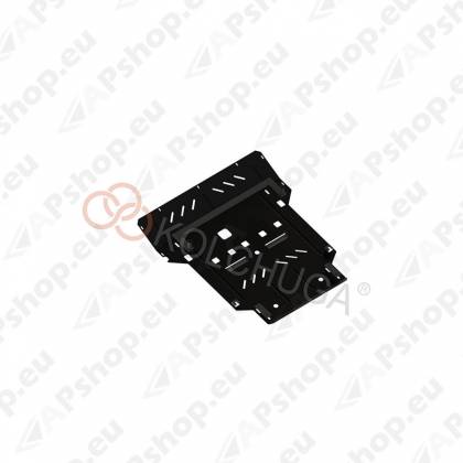 Стальная защита картера Kolchuga для Honda Civic VII 2001-2006 1,7і (закрывает двигатель, КПП, радиатор)