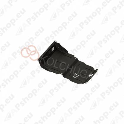 Kolchuga Steel Skid Plate Mitsubishi L200 2006-2014 (Radiator, Engine Protection)