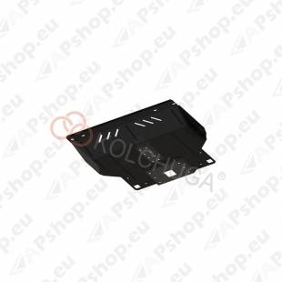 Kolchuga Steel Skid Plate Peugeot Bipper Tepee 2008- (Engine, Gearbox, Radiator Protection)